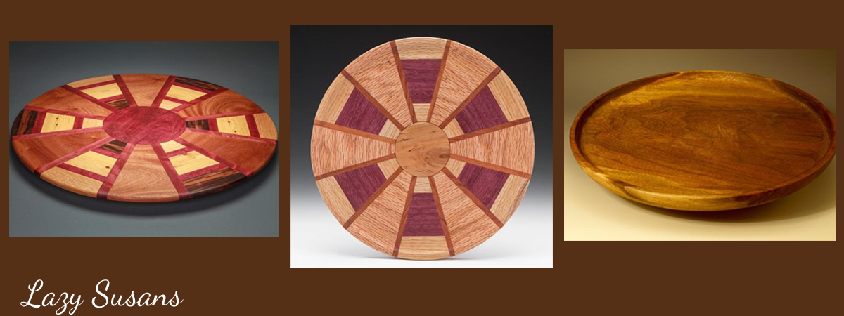 Hand-crafted Wooden Lazy Susan